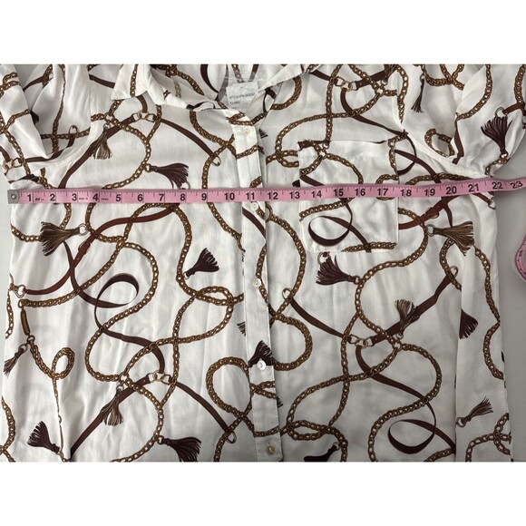 Intro Shirt Dress Women's Size Large NWT Horse Bridle Equesterian Cowgirl Rodeo - Picture 11 of 16